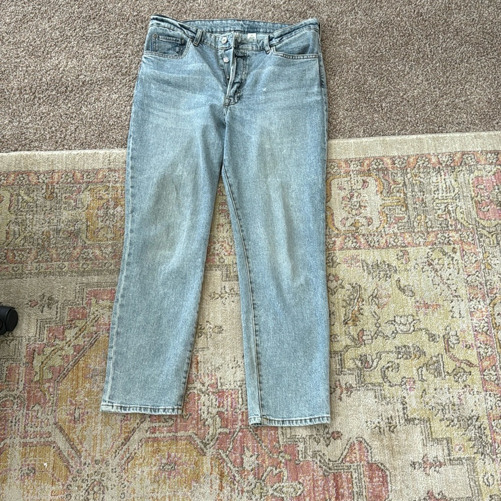 H&M ULTRA HIGH WOMENS MOM JEANS - 12